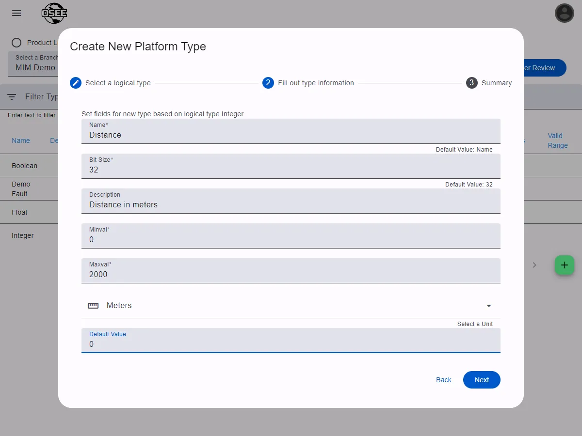 Creating a new Integer platform type